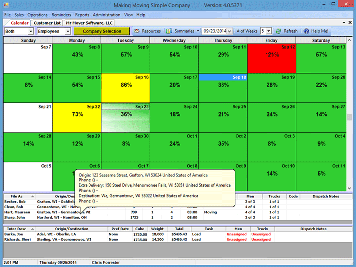 Calendar Controls